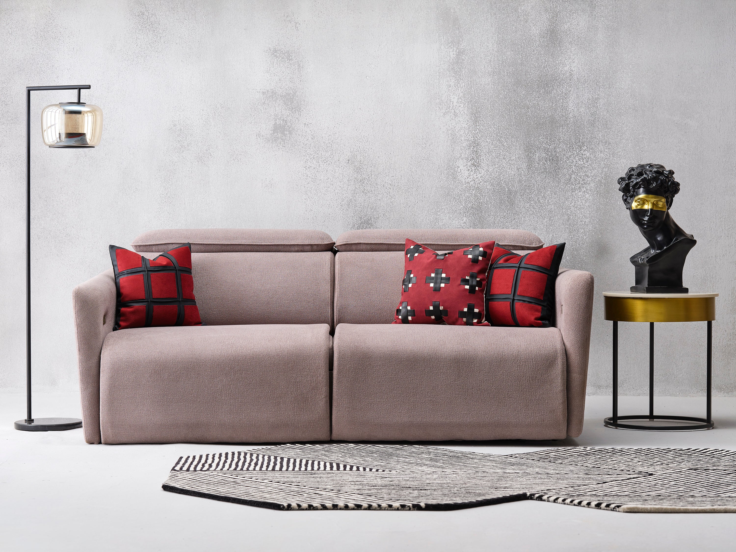 Milano with Headrest & Motorised Footrest | Sofa cum Bed