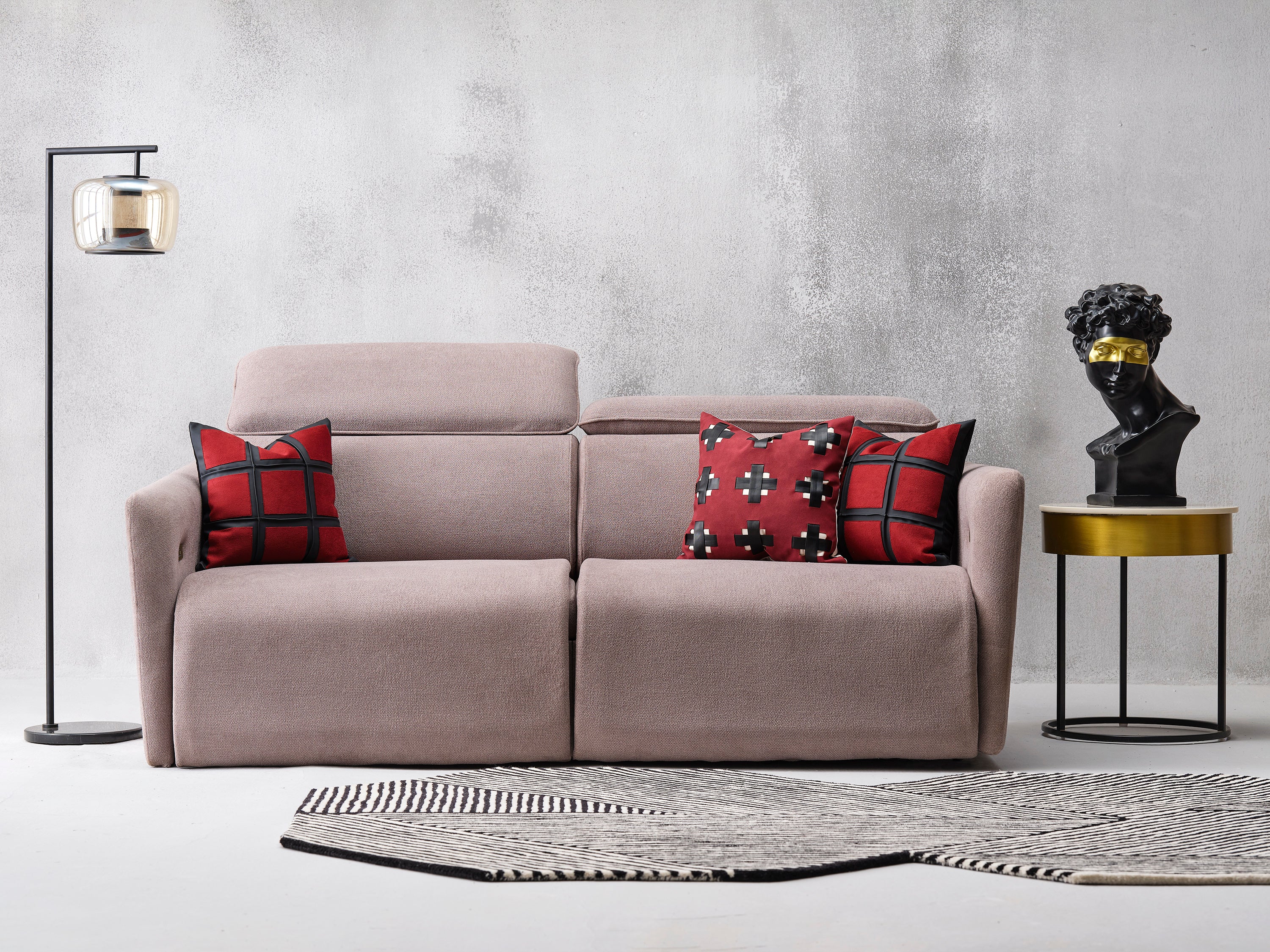 Milano with Headrest & Motorised Footrest | Sofa cum Bed