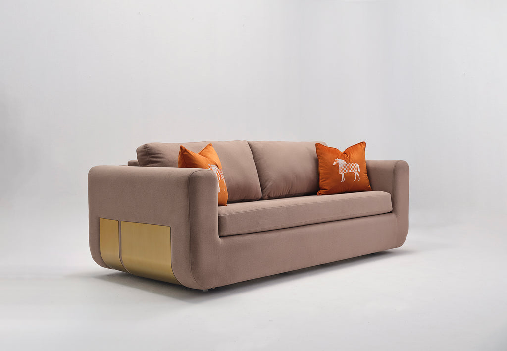 Milano Metal Arc Sofa cum Bed