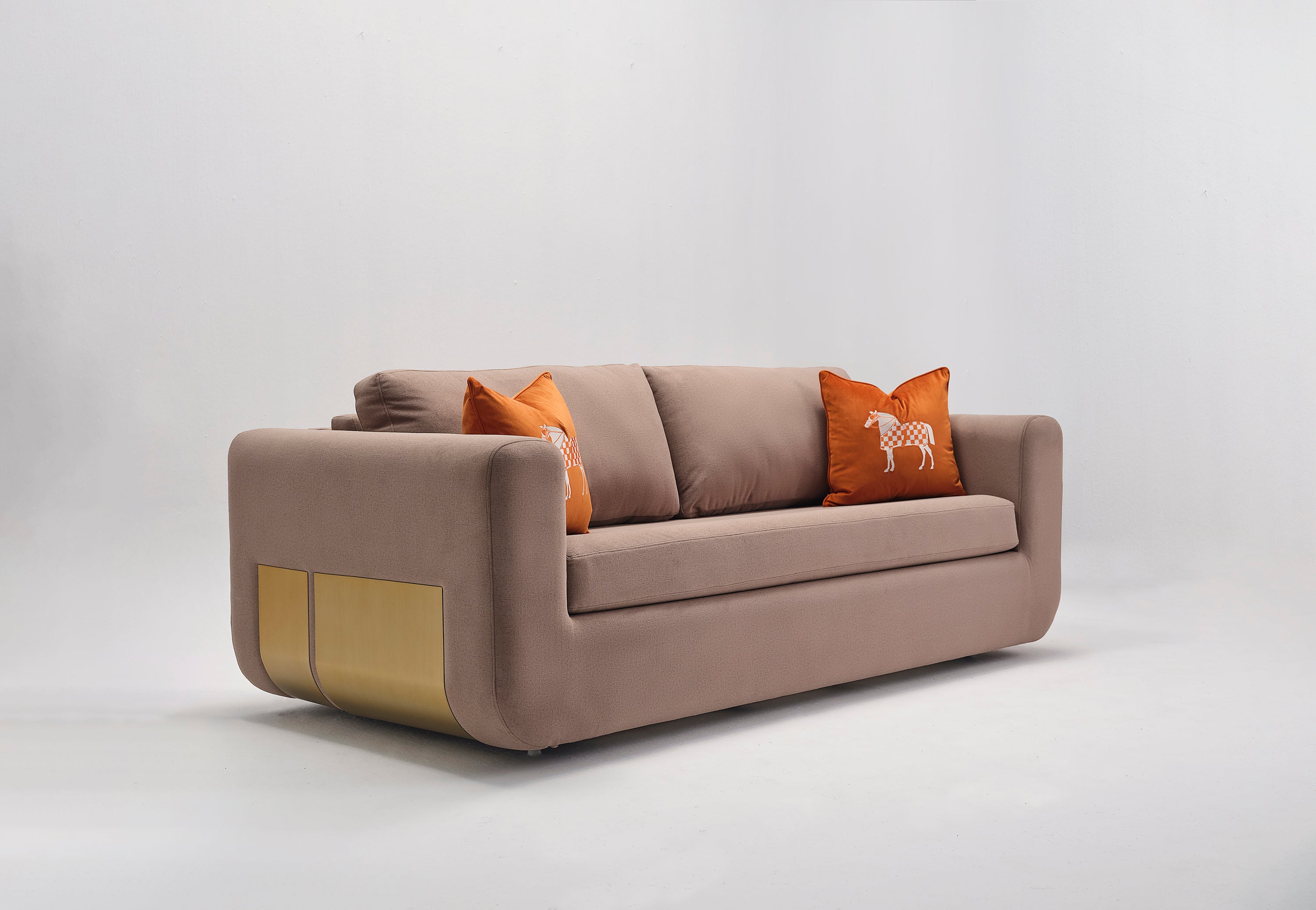Milano Metal Arc Sofa cum Bed