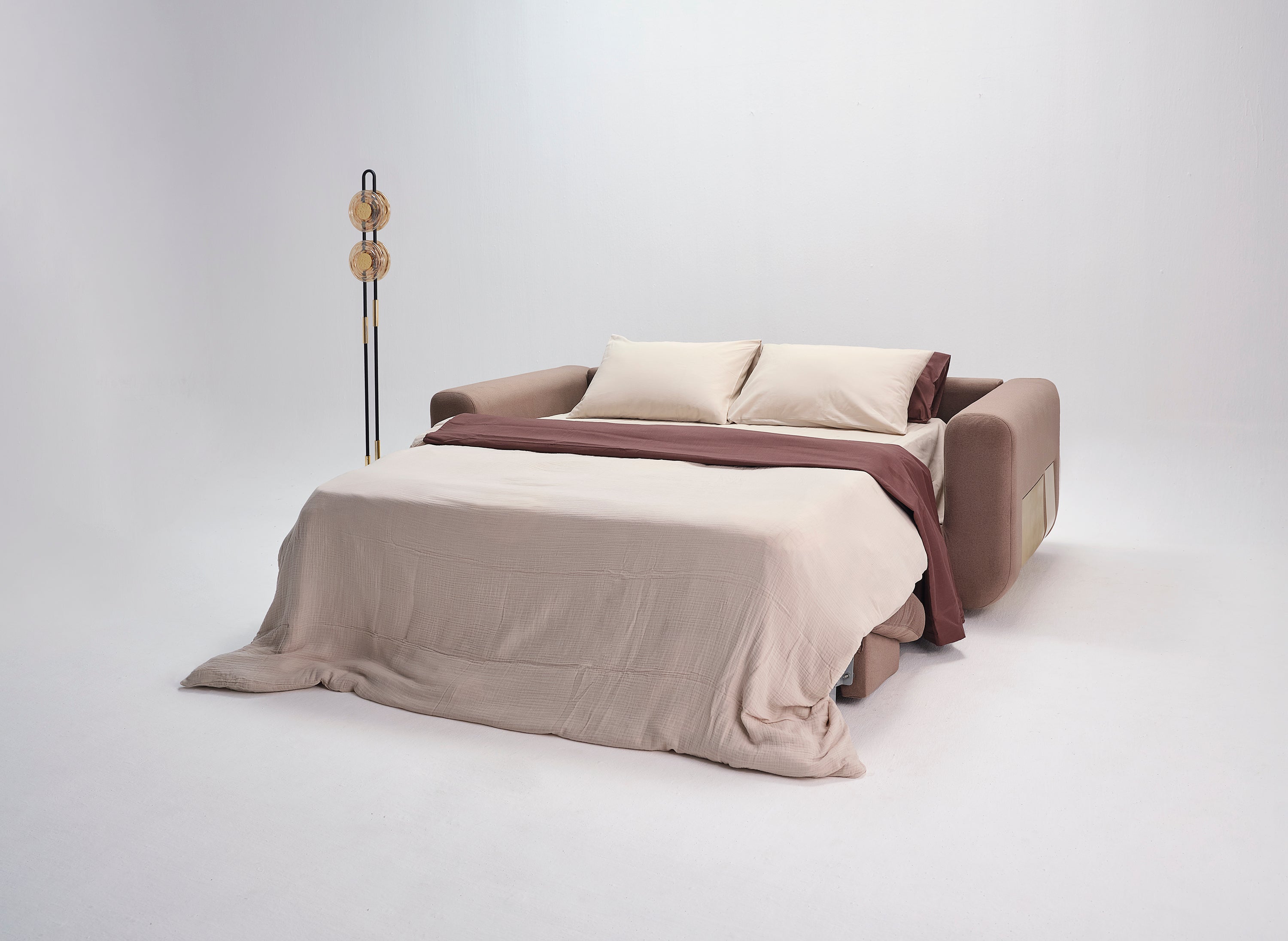 Milano Metal Arc Sofa cum Bed
