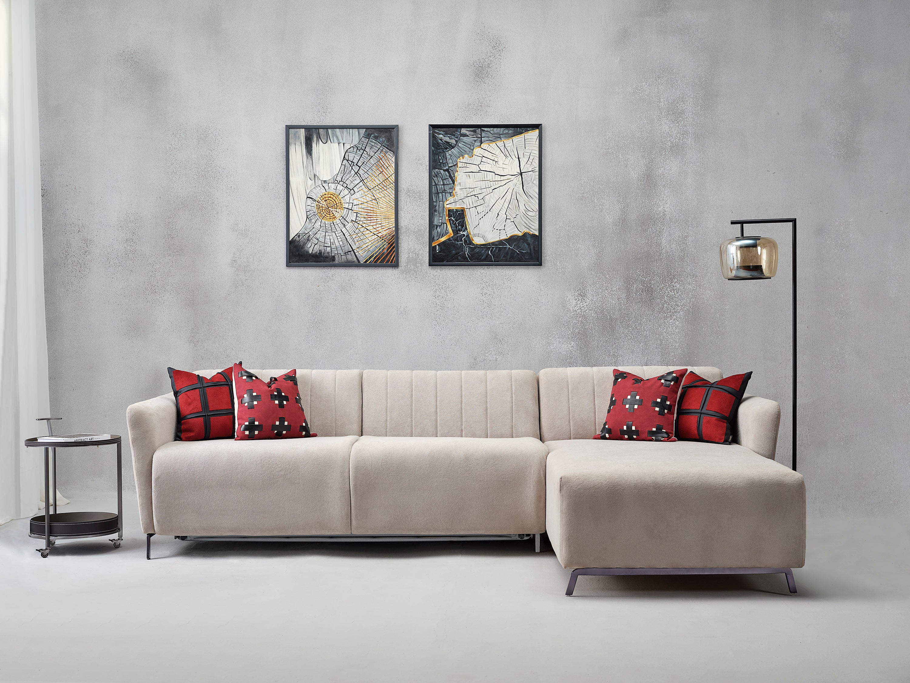 Milano Sectional Sofa cum Bed