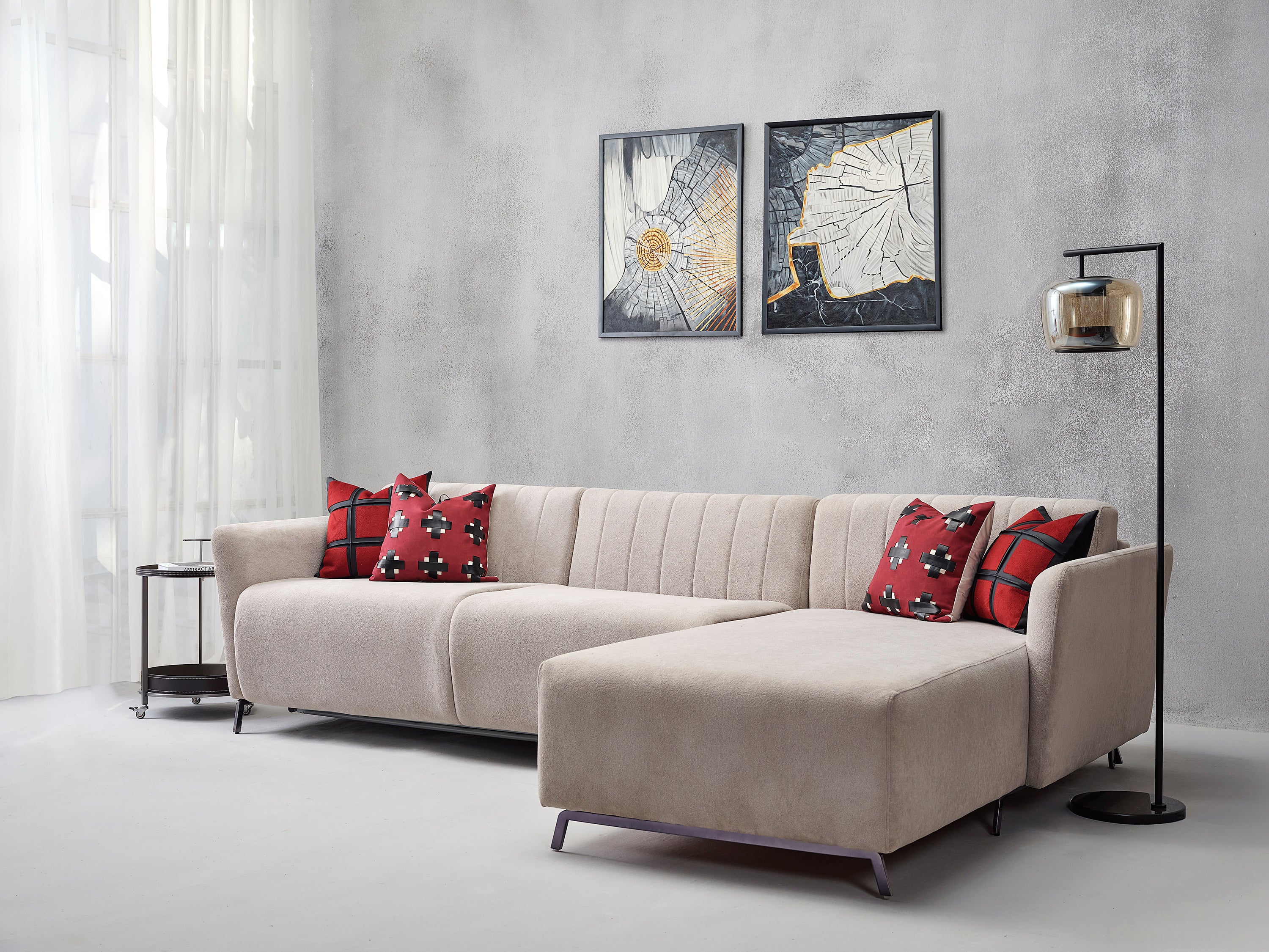 Milano Sectional Sofa cum Bed