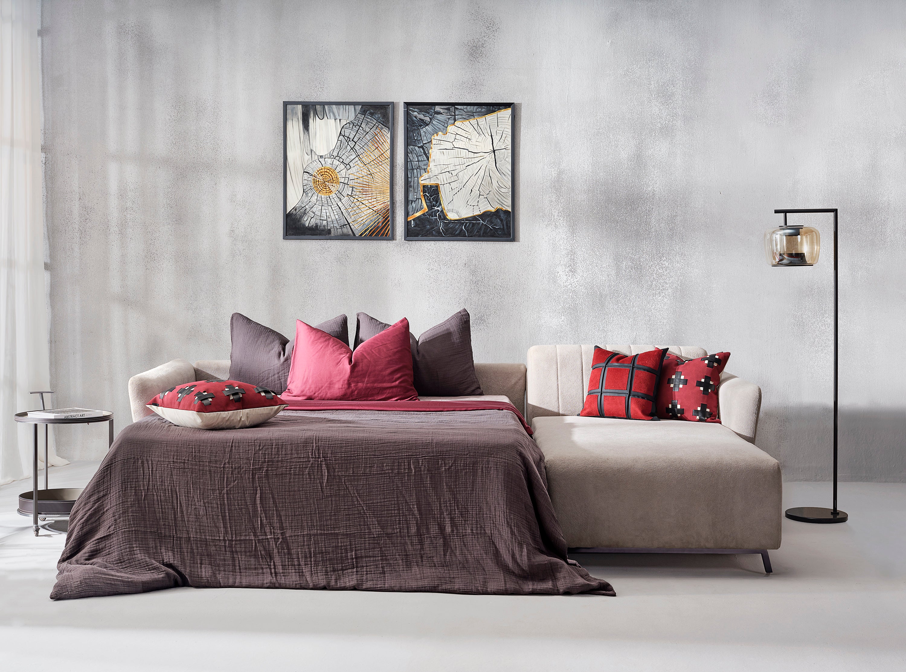 Milano Sectional Sofa cum Bed