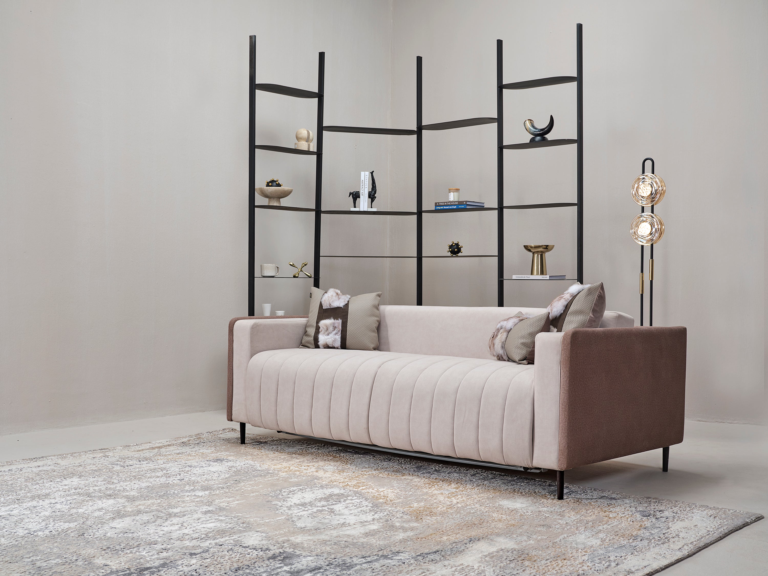 Milano Flute Sofa cum Bed