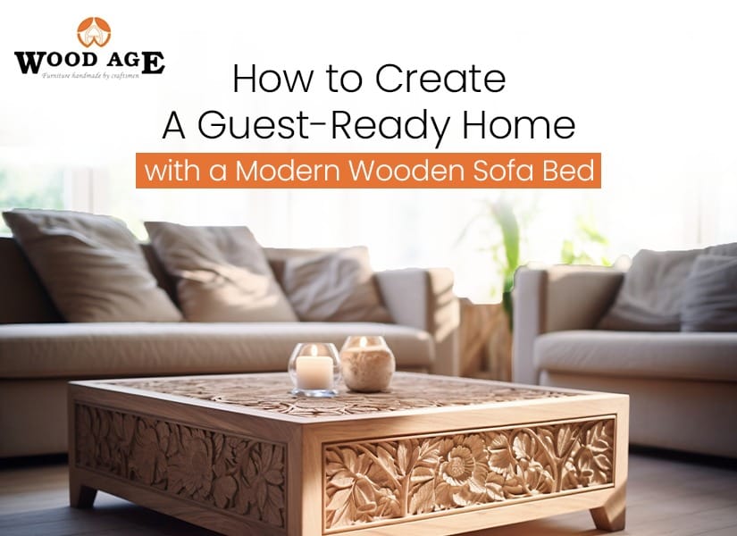 modern wooden sofa bed